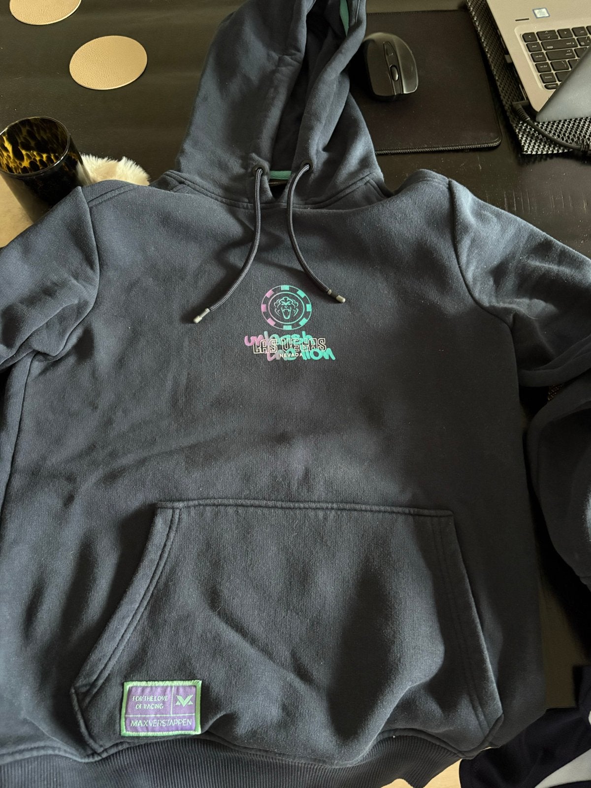 Max Verstappen Hoodie  Las Vegas - Maat S, Kleding | Heren, Ophalen, Zo goed als nieuw