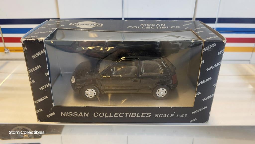 AHC Models / Pilen Nissan Micra K11 Black, Hobby en Vrije tijd, Modelauto's | 1:43, Overige merken, Auto, Ophalen of Verzenden