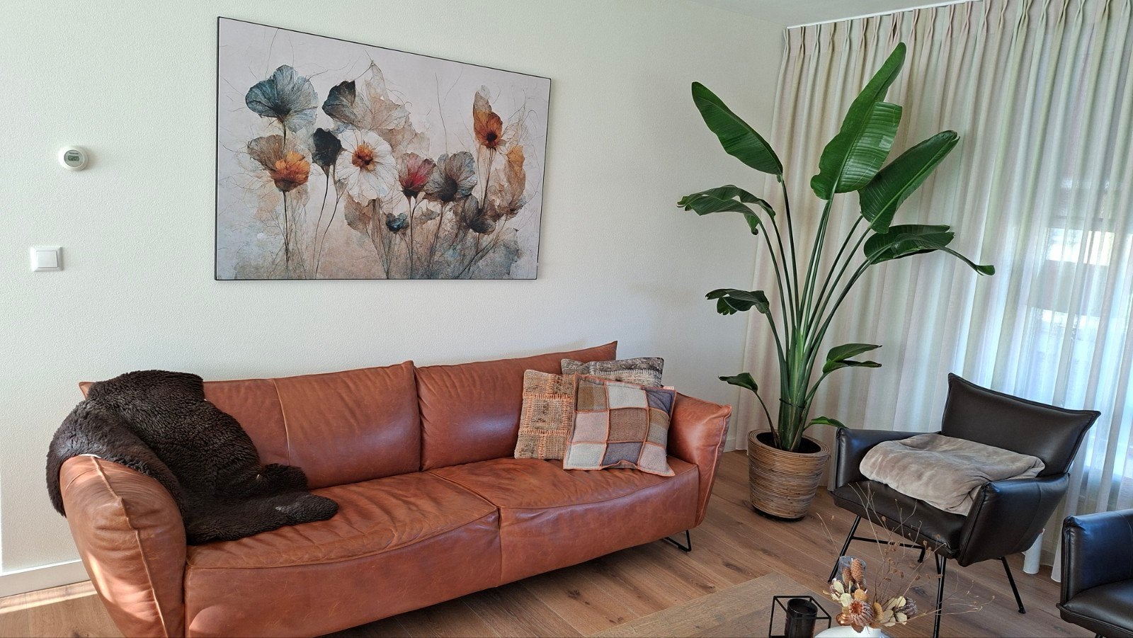 Wisseldoek ,werk aan de muur, 145 x 95, Ophalen of Verzenden, Nieuw, Schilderij