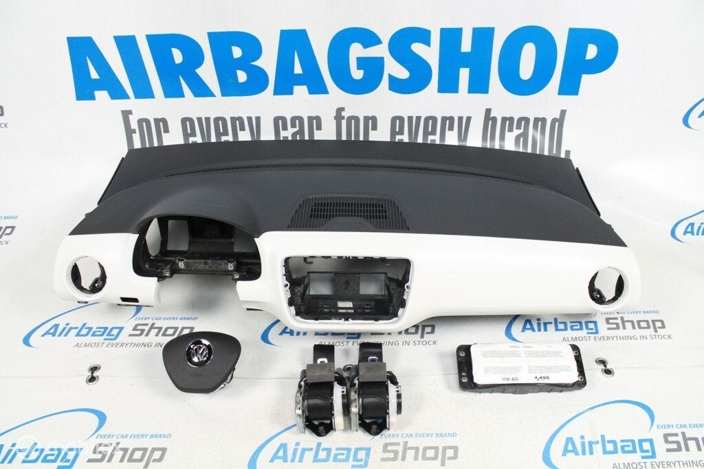 Airbag set Dashboard zwart/wit Volkswagen Up facelift, Gebruikt, Ophalen of Verzenden