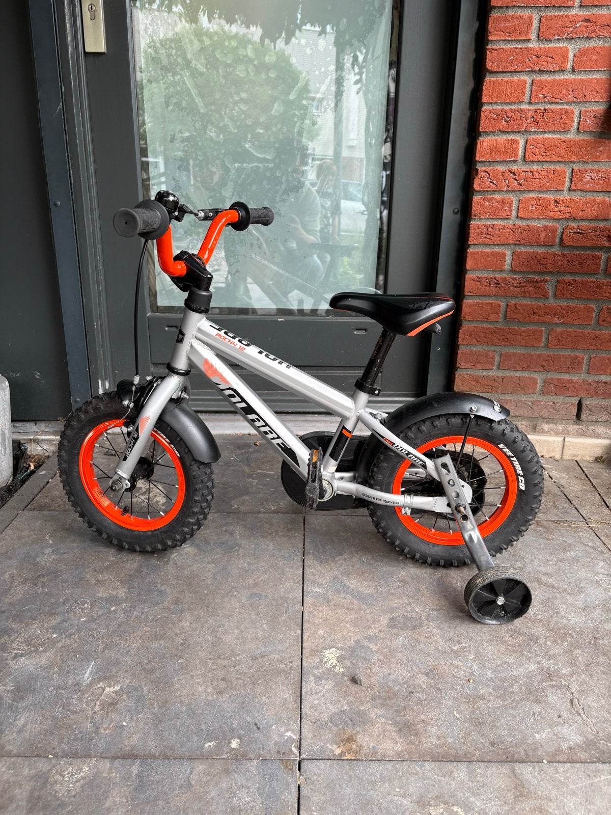 Volare Rocky 12 inch kinderfiets met zijwieltjes, Ophalen, Gebruikt, Minder dan 16 inch, Zijwieltjes