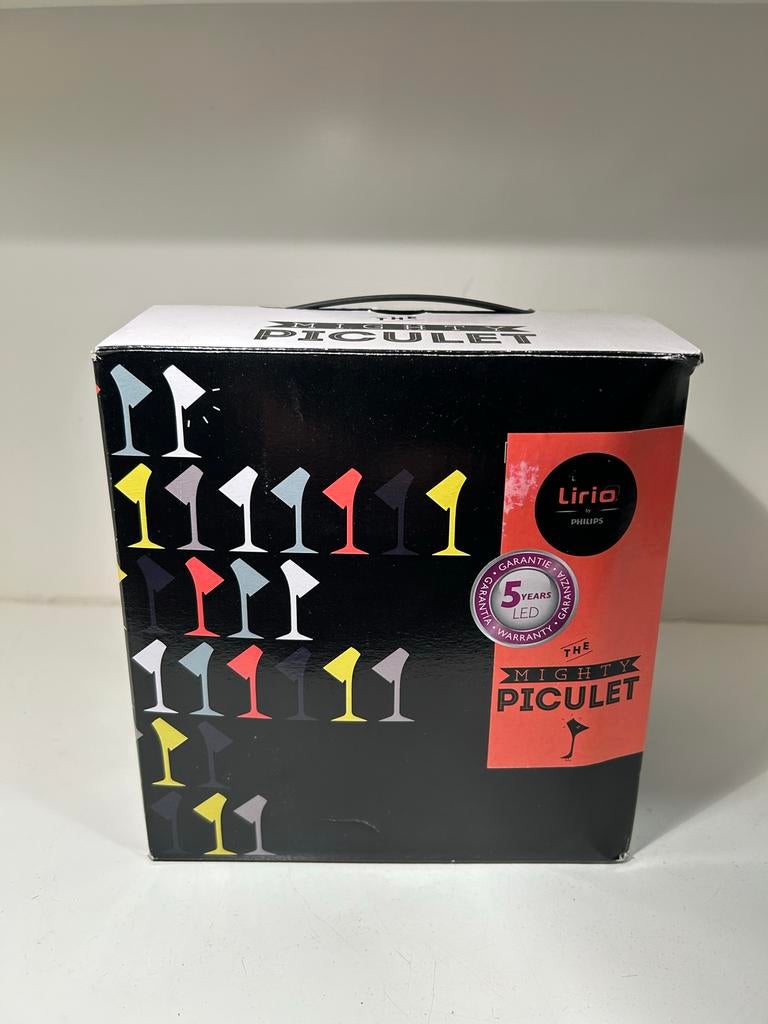 Lirio by Philips The Mighty Piculet Tafellamp Rood, Ophalen of Verzenden, Nieuw, Metaal, Minder dan 50 cm