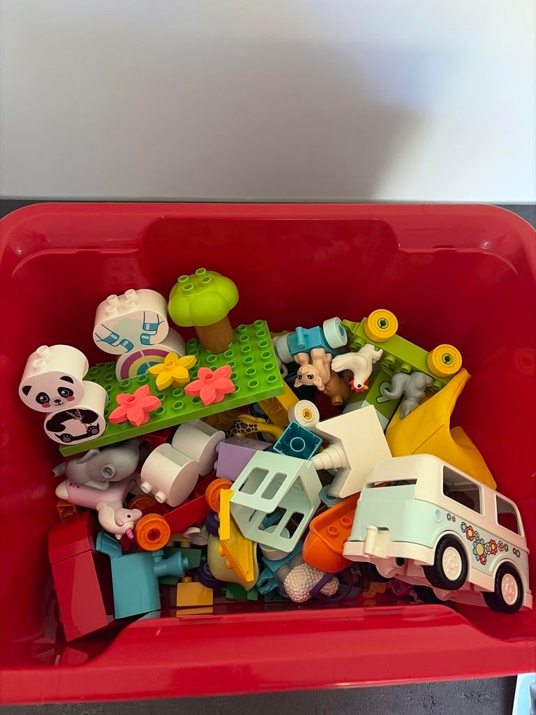 Diverse Duplo sets: trein, camper en meer!, Ophalen, Gebruikt, Duplo, Meerdere sets