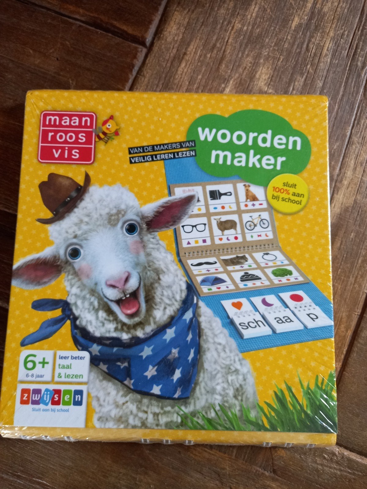 Maan Roos Vis Woordenmaker - Leer lezen 6-8 jaar, Ophalen of Verzenden, Nieuw, Taal en Lezen
