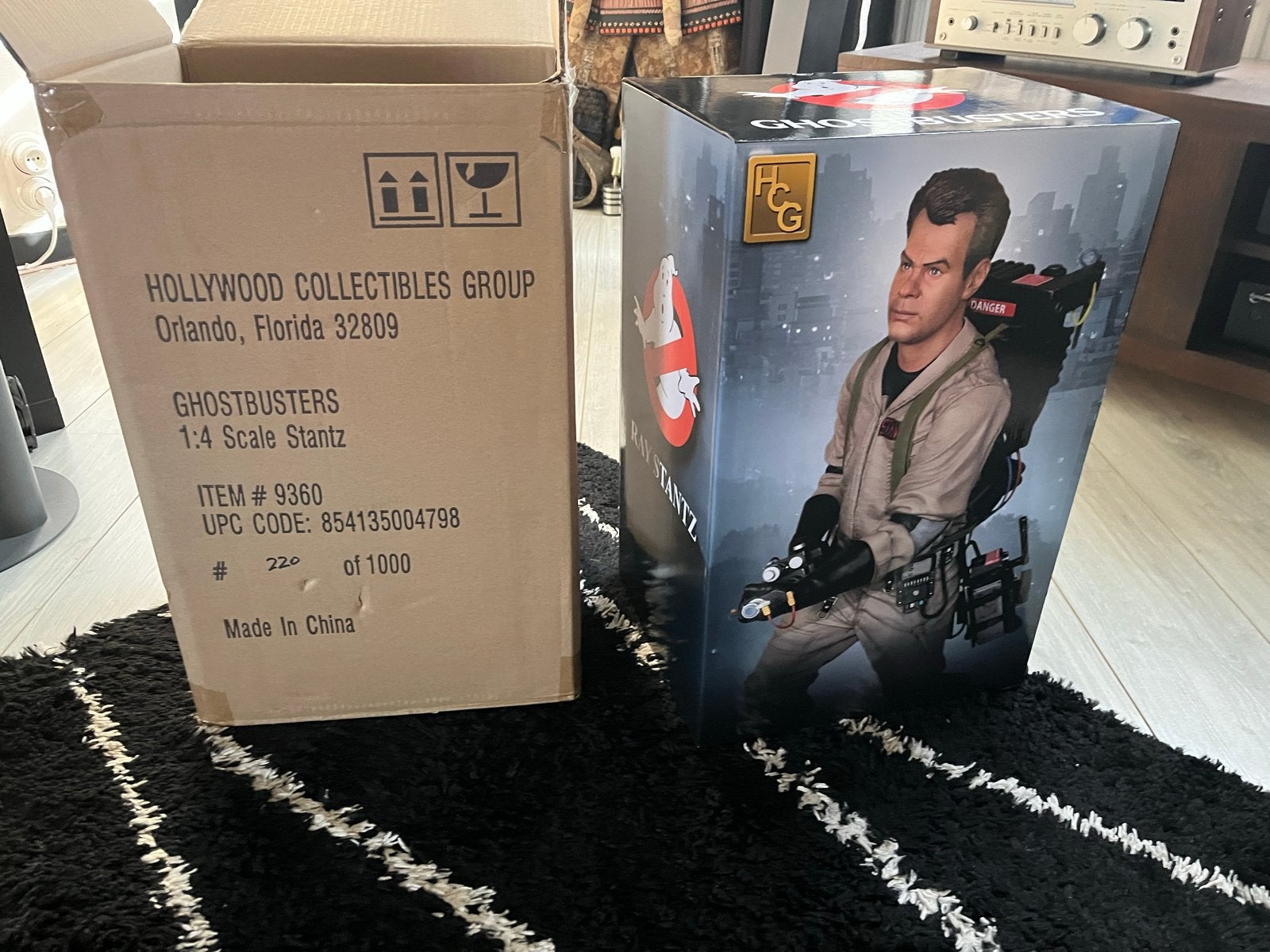 Ghostbusters Ray Stantz 1:4 Schaal Standbeeld HCG, Ophalen, Zo goed als nieuw