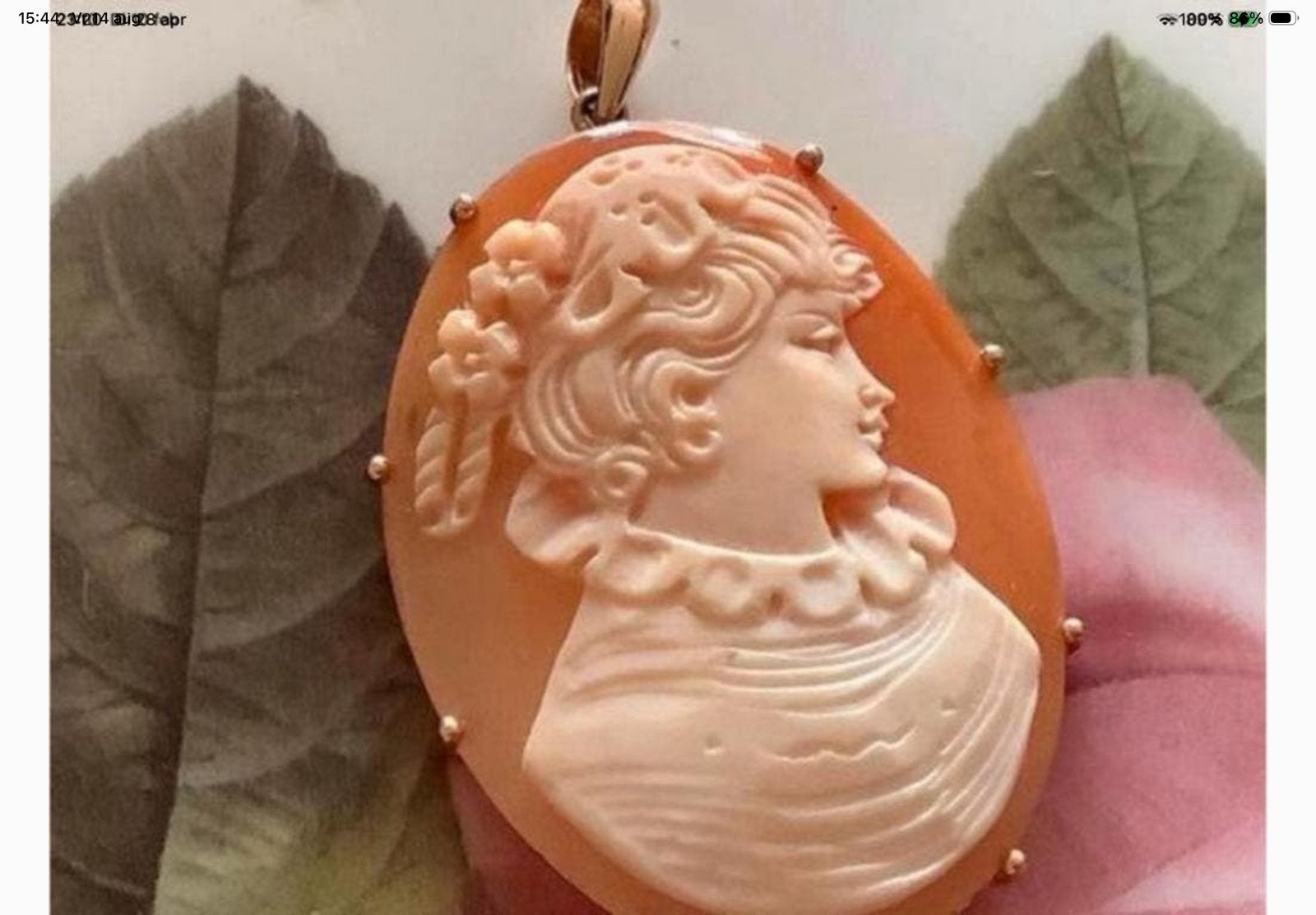 Bijzonder mooi unieke gouden Kettinghanger Camee 18 k 750, Sieraden, Tassen en Uiterlijk, Kettinghangers, Overige voorstellingen