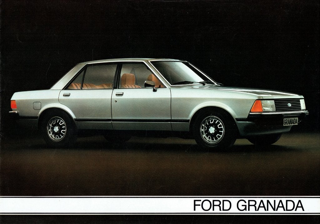 Folder Ford Granada (Belgische uitgave - 1980), Verzenden, Gelezen, Ford