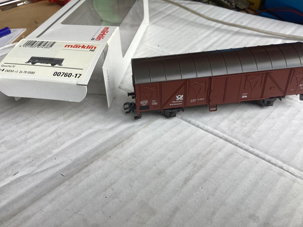 Marklin 00760-17 DB DEUTSCHE BUNDESPOST nieuw ovp kkk nem, Wisselstroom, Ophalen of Verzenden, Märklin, Nieuw