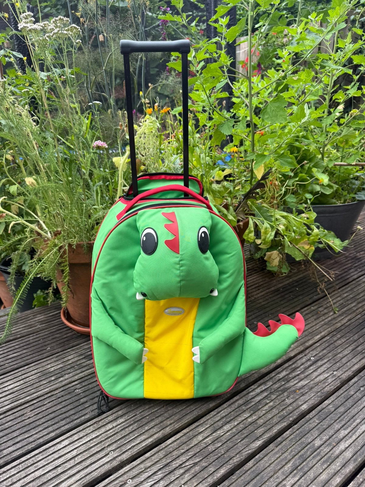 Draken kinder rolkoffer/tas, Ophalen, 40 tot 60 cm, Minder dan 35 cm, Zo goed als nieuw