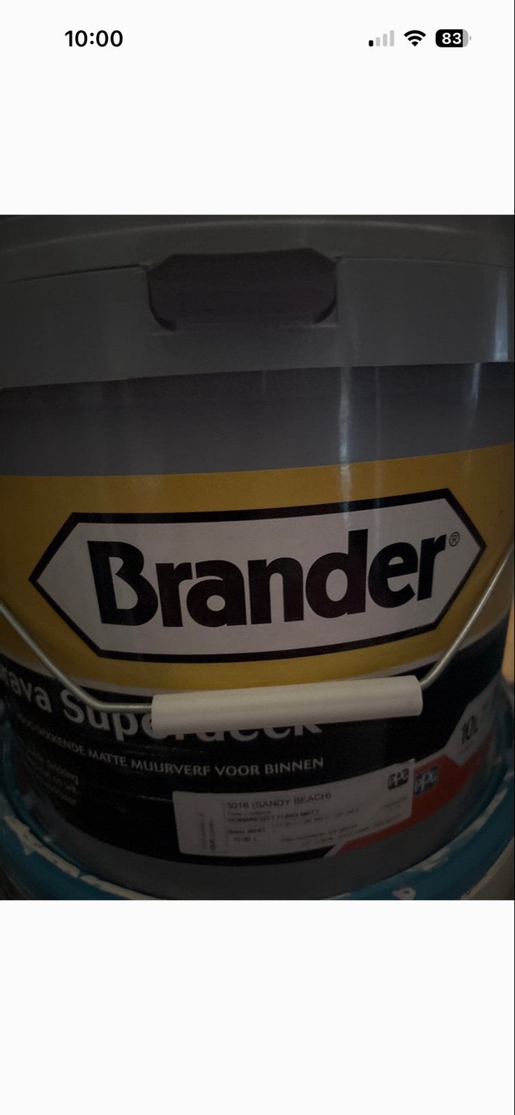Nieuwe Brander Brava Superdeck verf - Sandy Beach, Ophalen of Verzenden, Nieuw, Overige typen