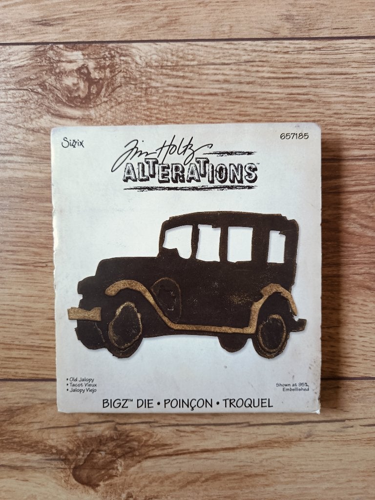 Sizzix Tim Holtz Alterations Bigz Die -Old Jalopy, Ophalen of Verzenden, Zo goed als nieuw, Frame of Mal, Sizzix