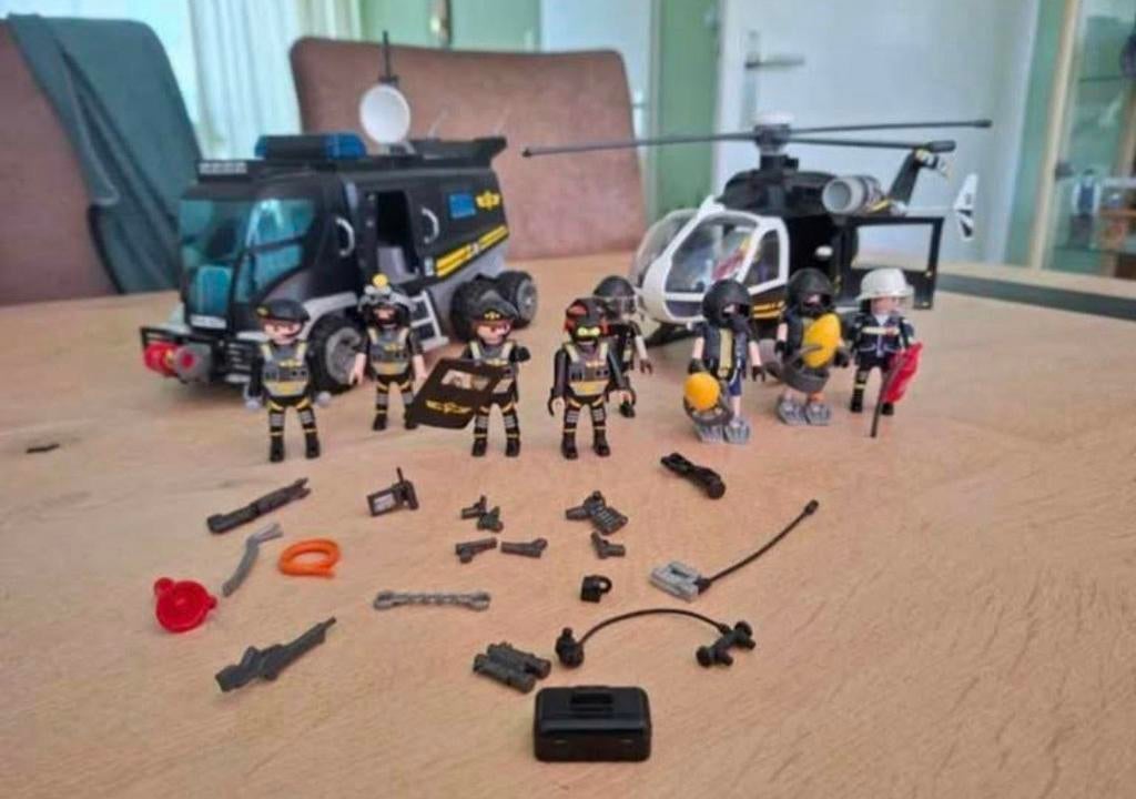 Playmobil SIE Truck & Helikopter, Ophalen of Verzenden