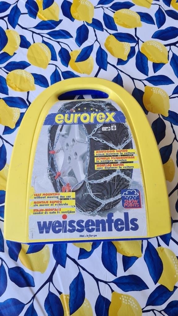 Weissenfels Eurorex Sneeuwkettingen - Zo goed als nieuw, Auto diversen, Sneeuwkettingen, Ophalen of Verzenden, Nieuw