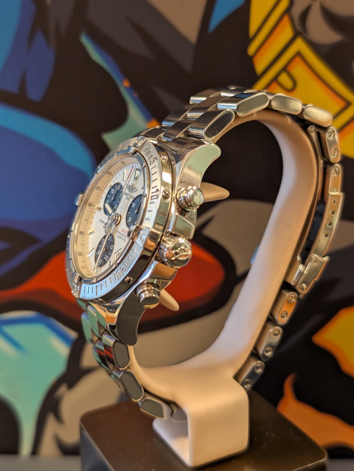 breitling Colt A73380, Sieraden, Tassen en Uiterlijk, Horloges | Heren, Ophalen of Verzenden, Zo goed als nieuw, Breitling