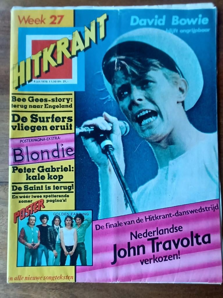 Hitkrant/ 1978/ Bowie/ Golden Earring/ Blondie / AC/DC, Verzenden, 1980 tot heden, Tijdschrift