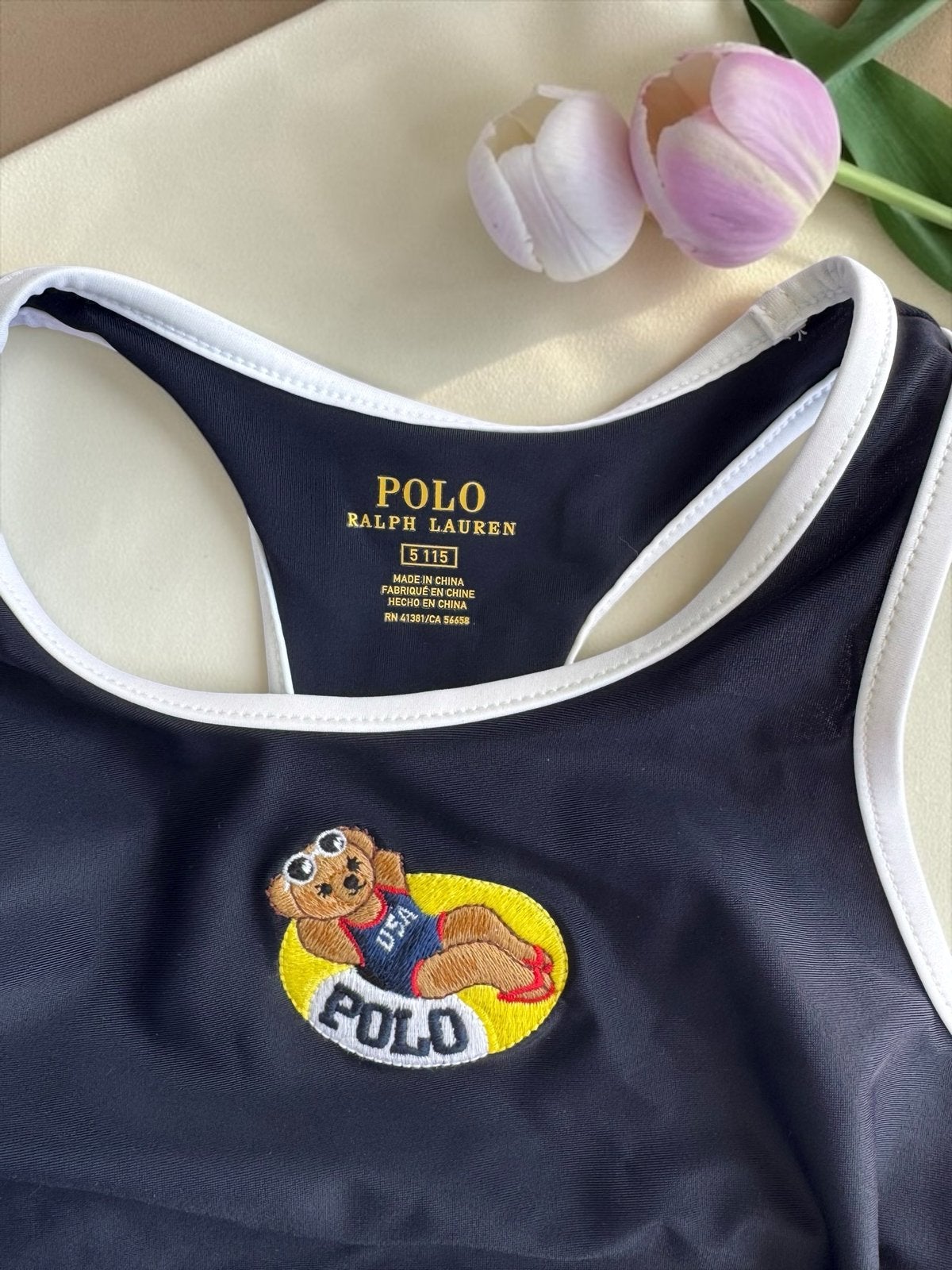 Nieuw Ralph Lauren Polo Bear Meisjes Badpak Maat 5, Polo ralph lauren, Polo ralph lauren, Meisje, Nieuw