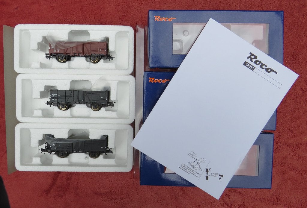 Roco 66055. NS set kolenwagens, Gelijkstroom, Wagon, Ophalen of Verzenden, Roco