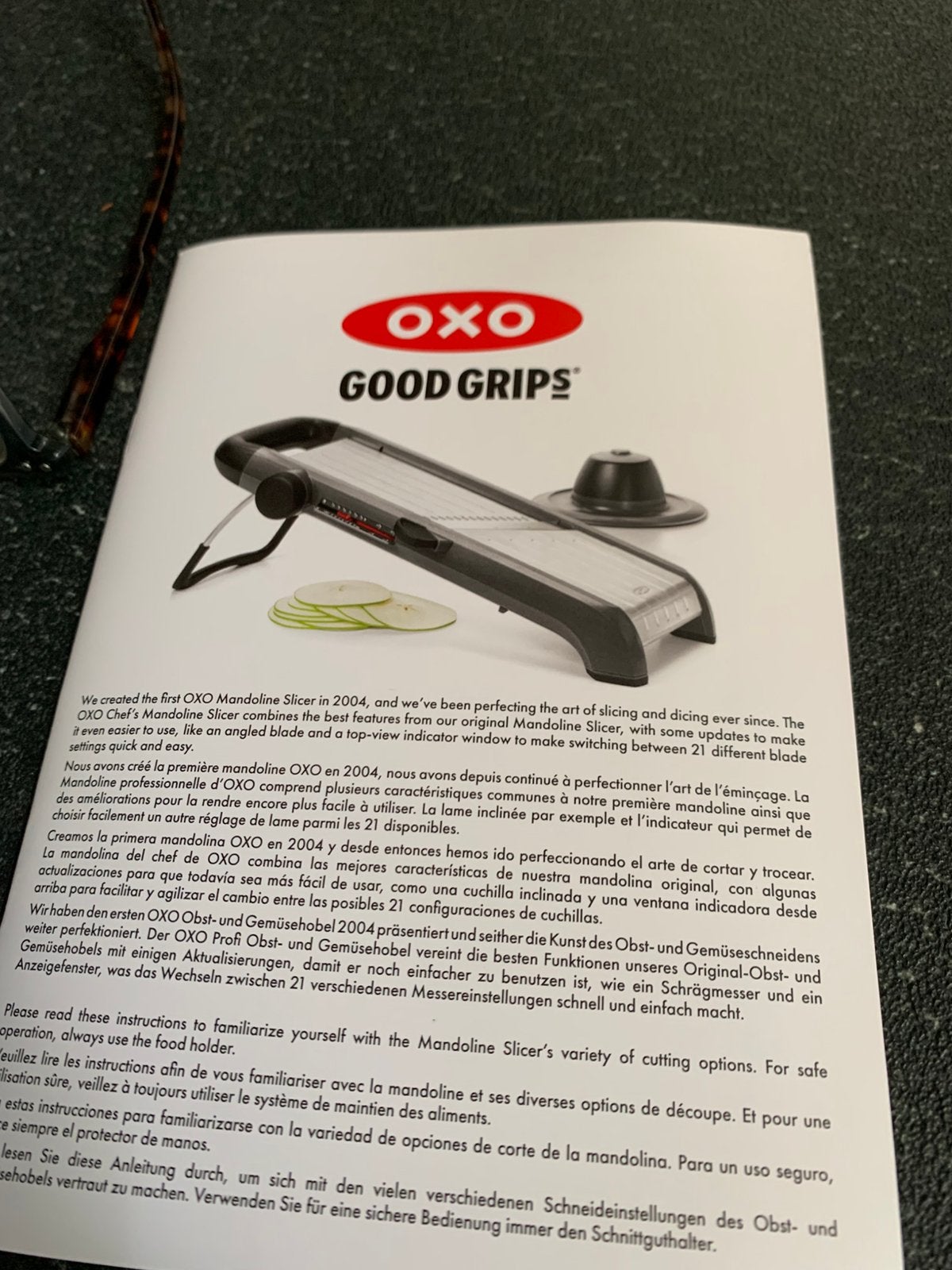 Oxo Goodgrip  mandoline, Ophalen of Verzenden, Zo goed als nieuw