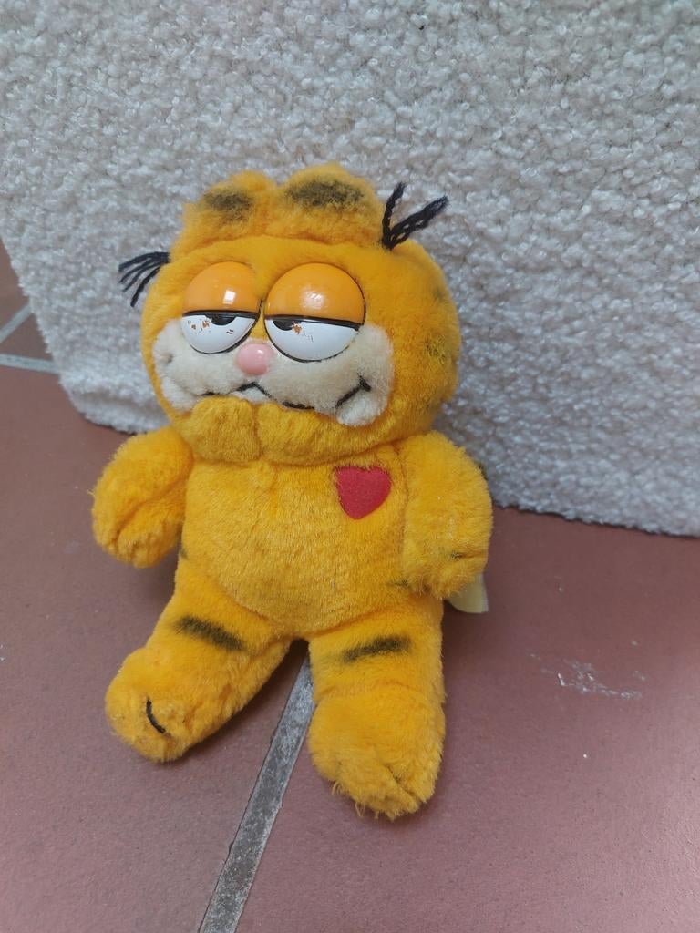 Vintage Garfield knuffel met hartje - 1978/1981 Dakin, Ophalen of Verzenden, Gebruikt