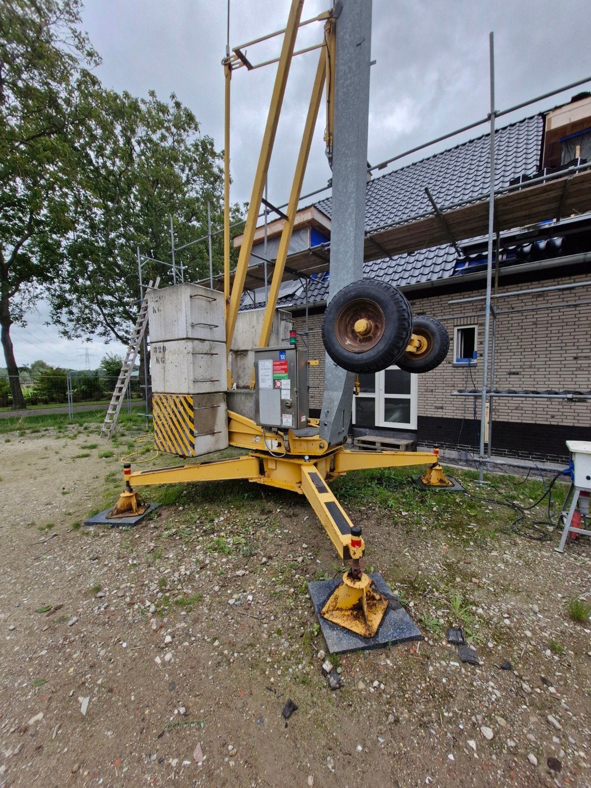 Bouwkraan, Ophalen, Gebruikt, Elektrisch