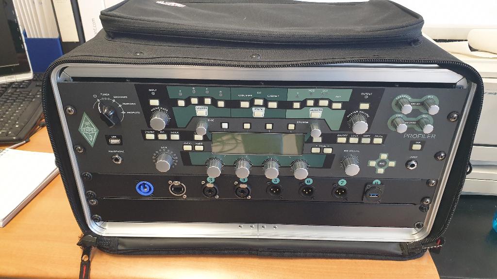 Kemper Profiler, eventueel met patchbay in Gator Rackbag., Ophalen, Gebruikt