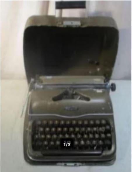 Prima Antieke Metalen Typemachine van Triumph, Diversen, Typemachines, Ophalen of Verzenden, Zo goed als nieuw