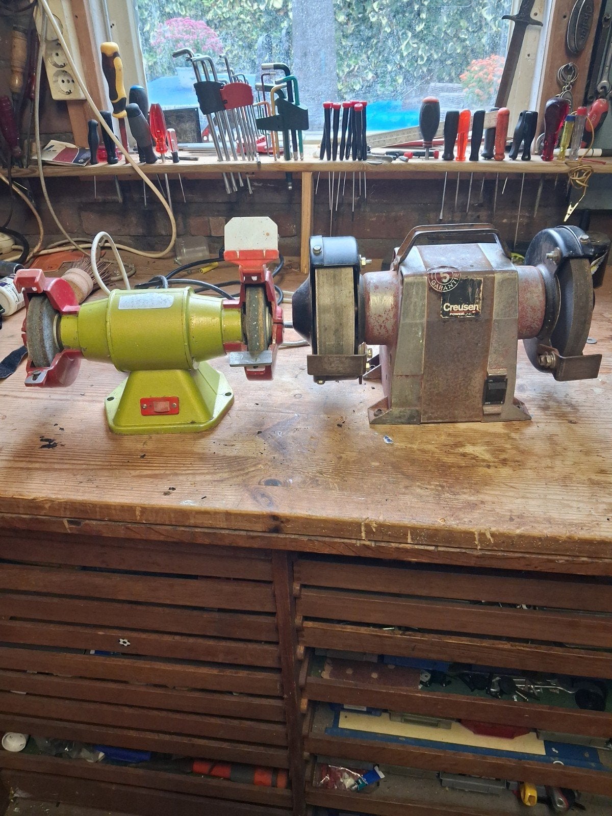 slijpmachine  2 stuks, Ophalen