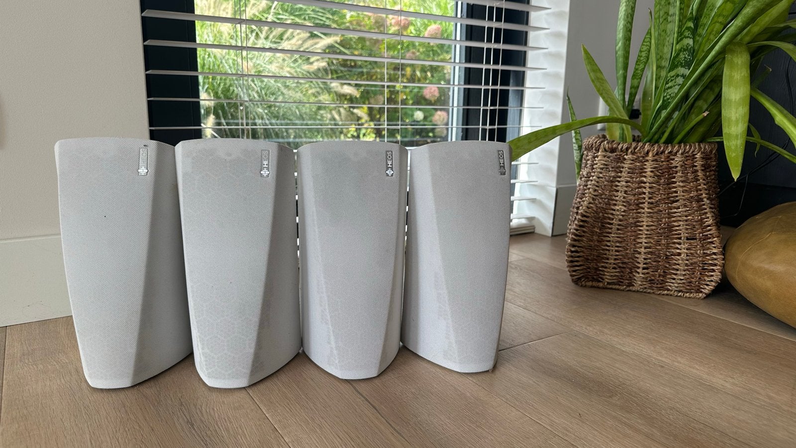 Denon HEOS 3 HS2 (4 stuks) per 2, USB-aansluiting, Verzenden, Zo goed als nieuw, Slimme speaker