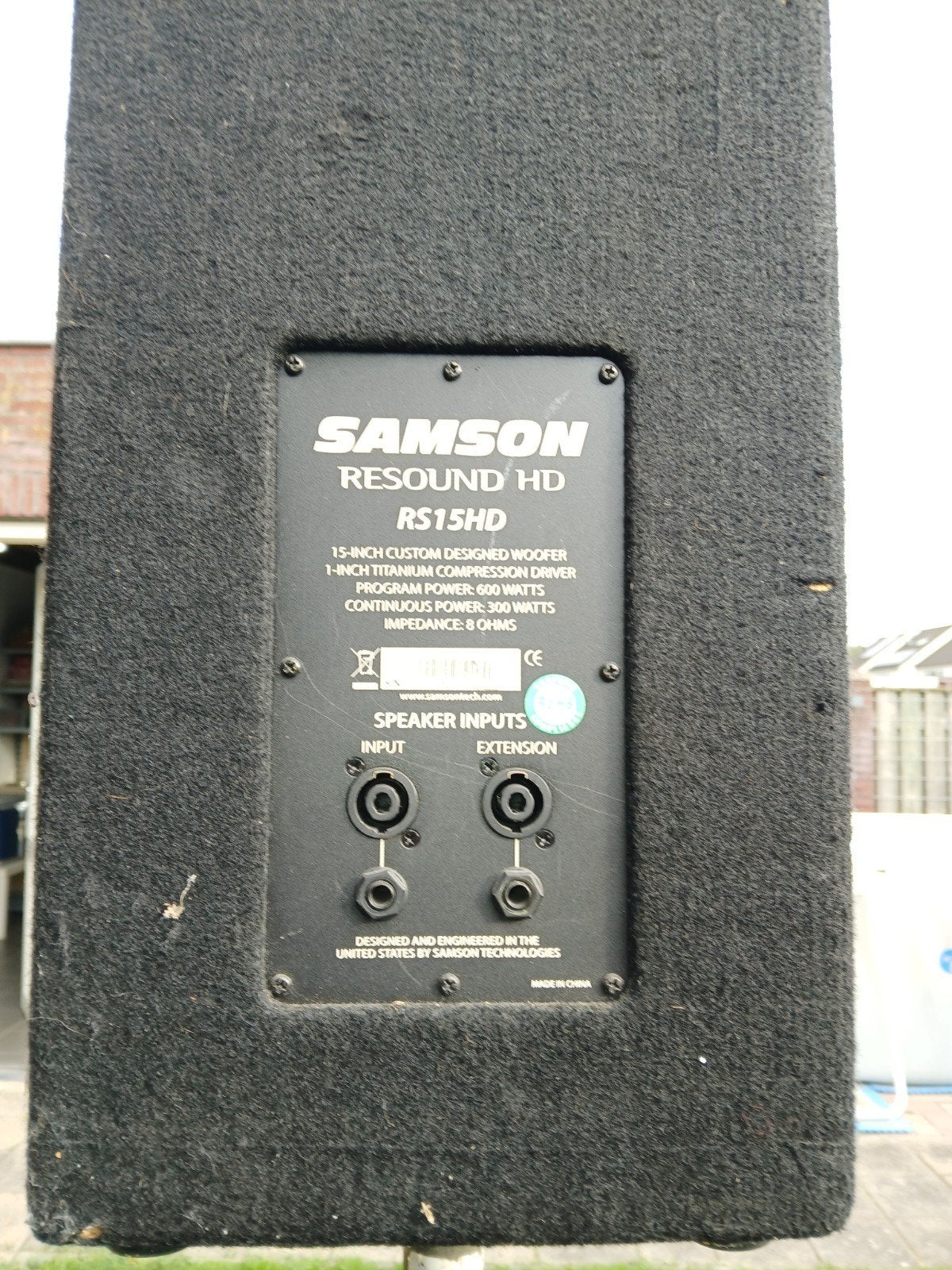 Samson Resound HD RS15HD Speakerset - Krachtig Geluid, Audio, Tv en Foto, Gebruikt, Speakerset, Geschikt voor surround/home cinema