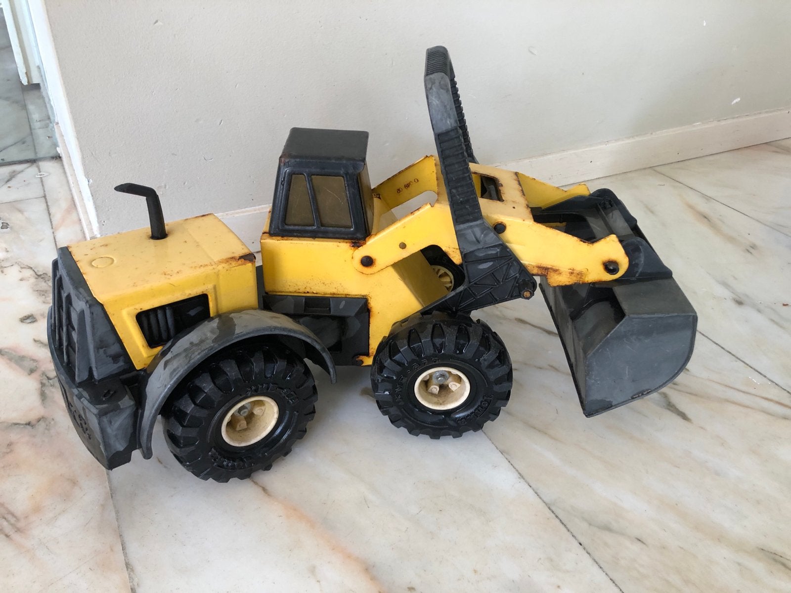 Tonka Shovel/Wiellader uit 1999 - Vintage Speelgoed, Kinderen en Baby's, Speelgoed | Speelgoedvoertuigen, Ophalen of Verzenden
