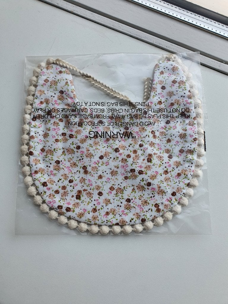 Bibsy baby slabbetje – bloemenprint – nieuw met label, Ophalen of Verzenden, Nieuw