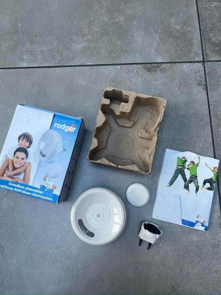 RODGER DIGITALE DRAADLOZE PLASWEKKER PLASALARM COMPLEET, Ophalen of Verzenden, Zo goed als nieuw