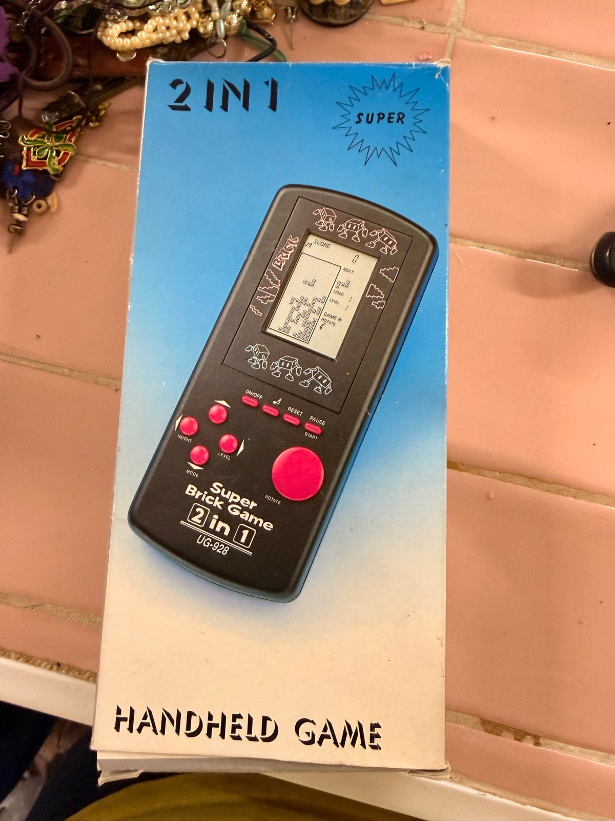 Super Brick Game 2 in 1 Handheld Game Console, Spelcomputers en Games, Ophalen, Overige merken, Nieuw