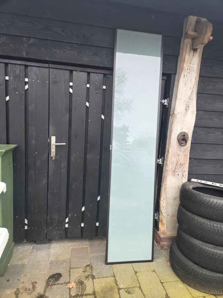 Glazen Pax deur, 50x229cm, Ophalen