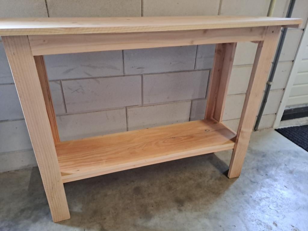 Sidetable, Huis en Inrichting, Tafels | Sidetables, 100 tot 150 cm, Ophalen of Verzenden, Zo goed als nieuw, 25 tot 50 cm