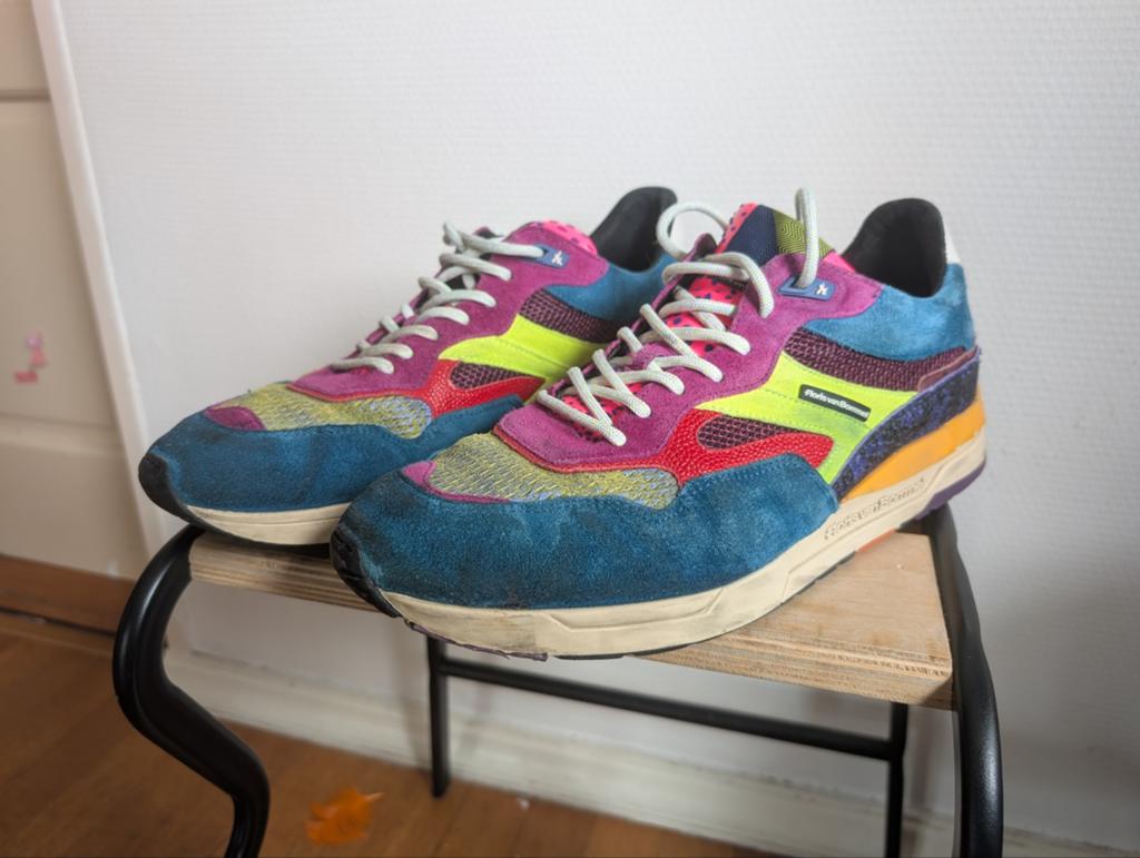 Floris van Bommel, 10.5, Kleding | Heren, Schoenen, Gedragen, Sneakers of Gympen, Overige kleuren, Ophalen of Verzenden