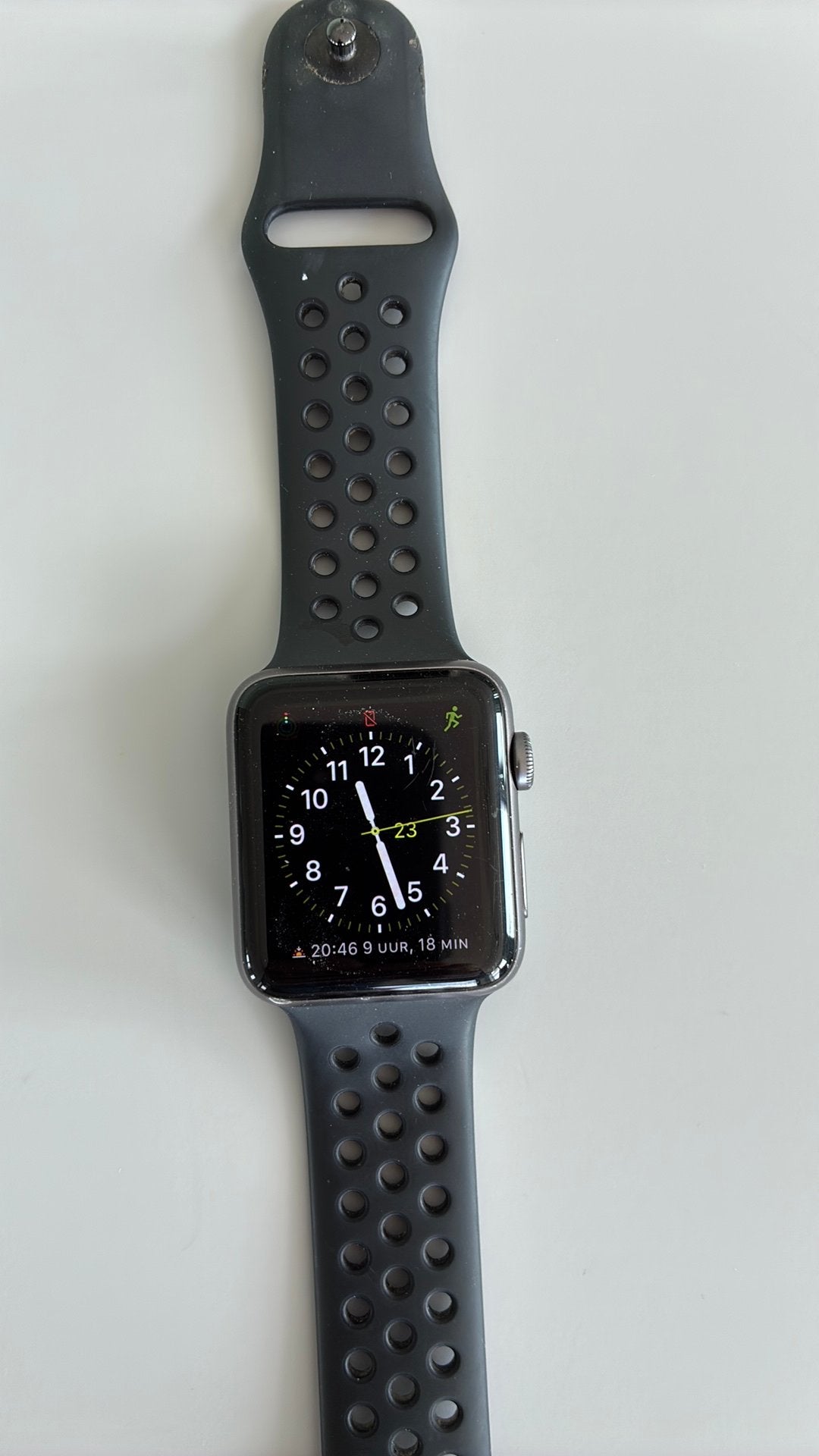 Apple Watch Series 3 (42 mm met oplader en extra bandje), Ophalen, Gebruikt, Zwart, IOS
