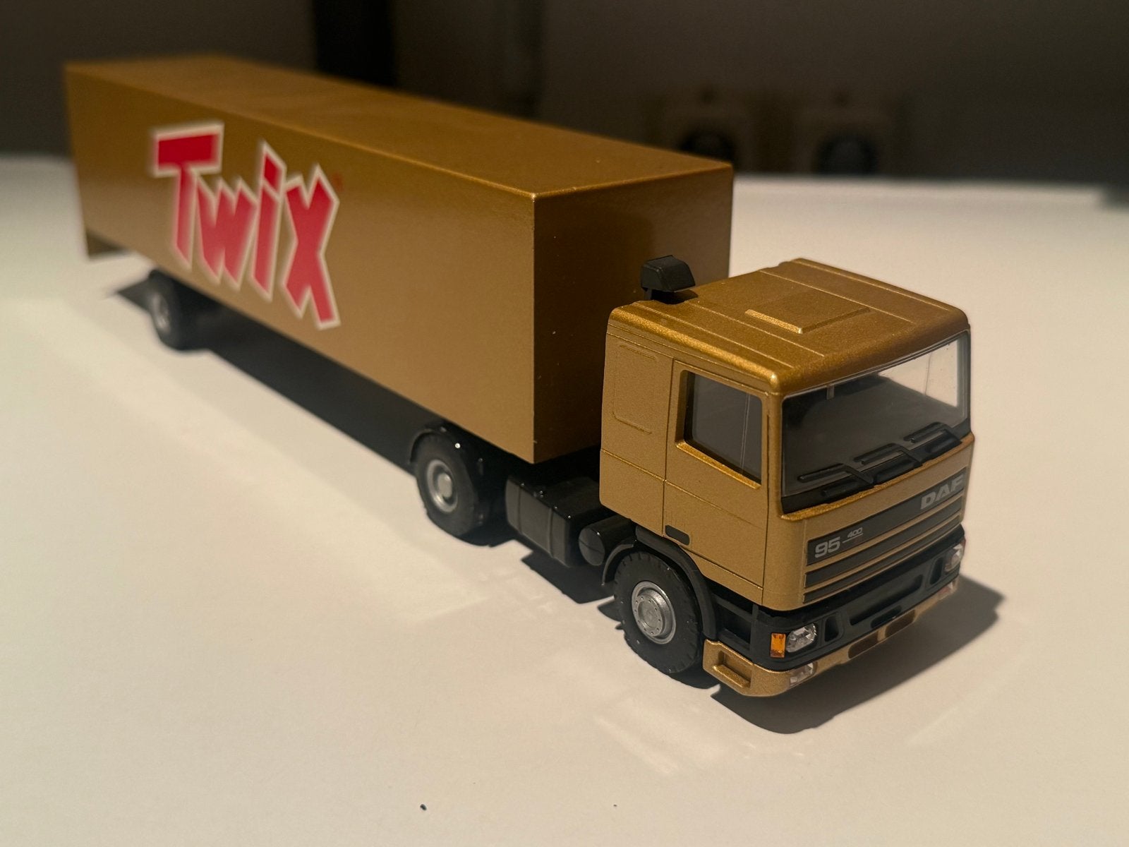 DAF 95 400 Twix vrachtwagen model lion toys, Ophalen of Verzenden, Zo goed als nieuw, Overige merken