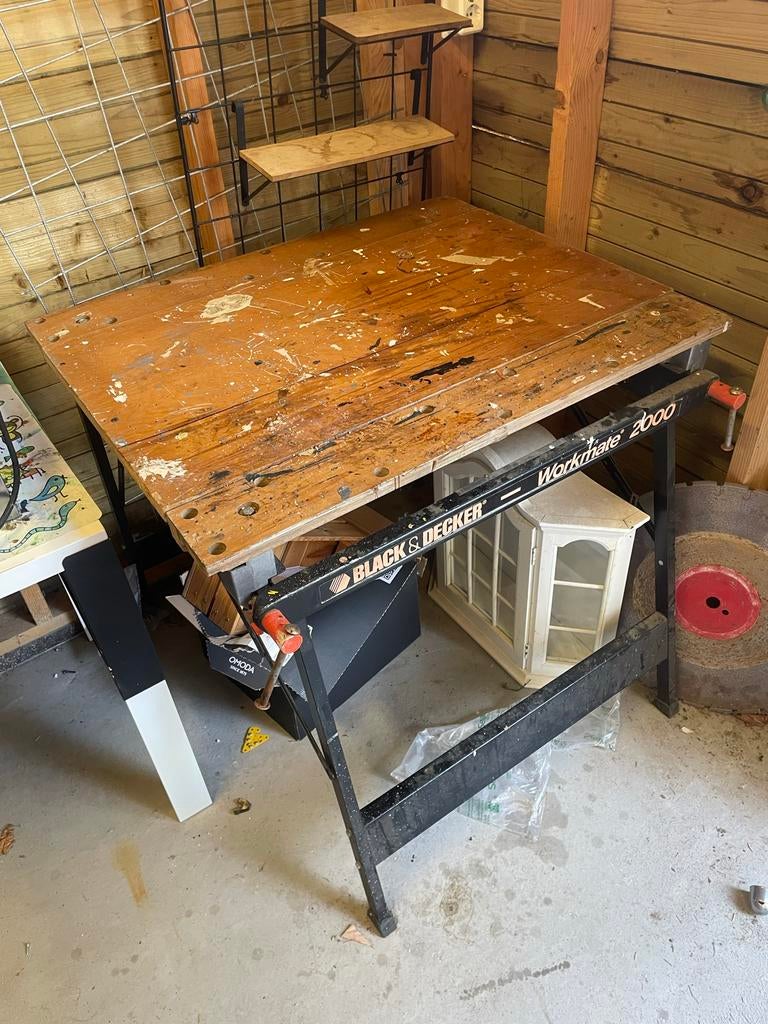 Black & Decker Workmate 2000 Werkbank - Gebruikt, Ophalen, Gebruikt, 70 tot 120 cm, Bankschroef
