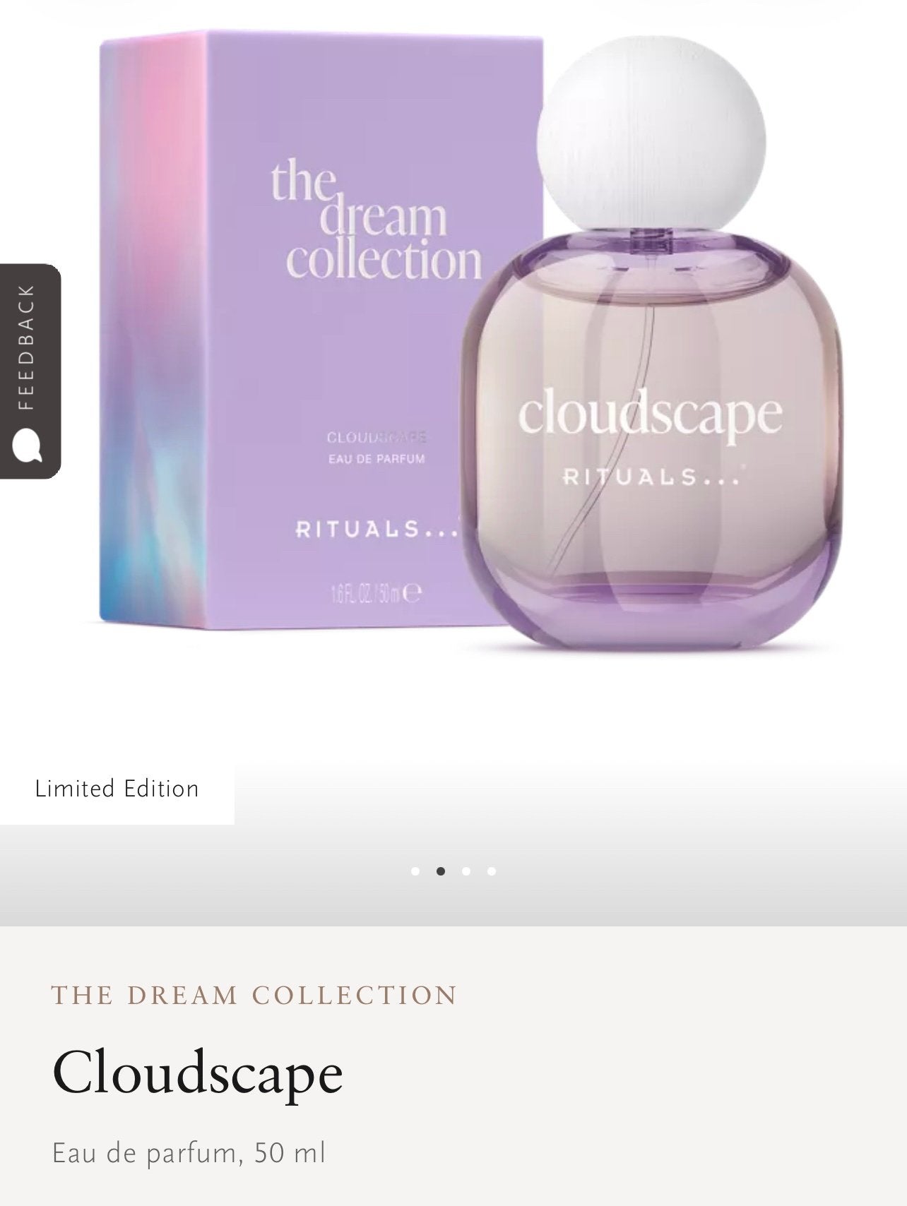 Rituals Dream Collection Eau de parfum 50 ml 💜 Nieuw!, Ophalen of Verzenden, Nieuw