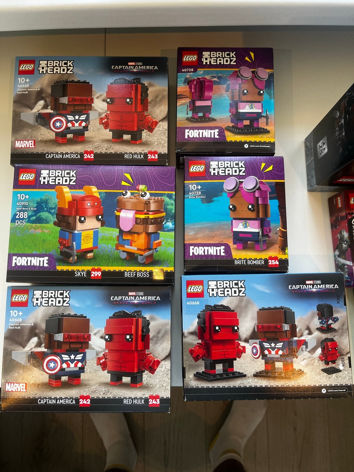 Nieuwe LEGO BrickHeadz Serie: Marvel & Fortnite Collectie, Kinderen en Baby's, Speelgoed | Duplo en Lego, Ophalen of Verzenden