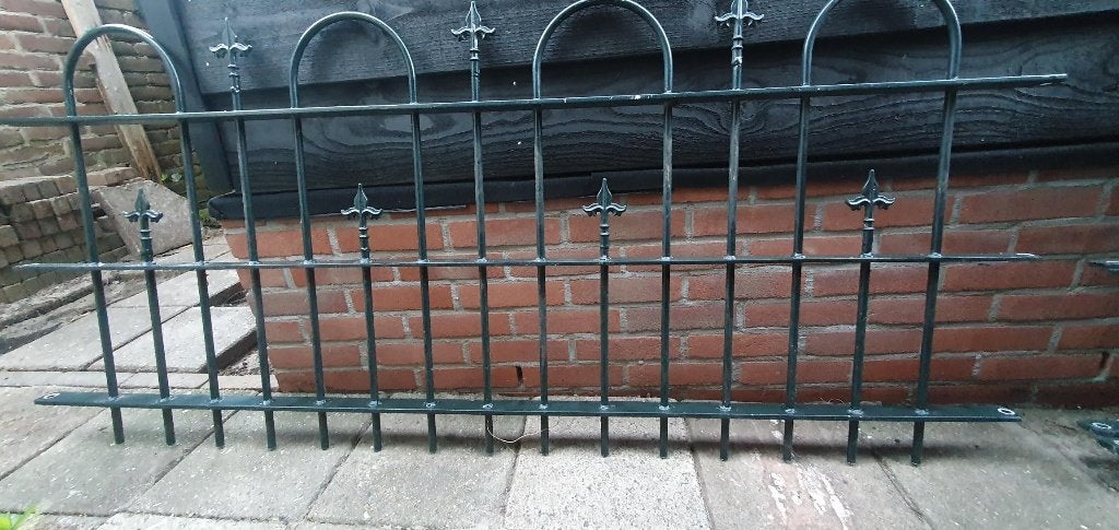 Sierhekwerk smeedijzer, Tuin en Terras, Ophalen, Gebruikt, IJzer, Sierhekwerk