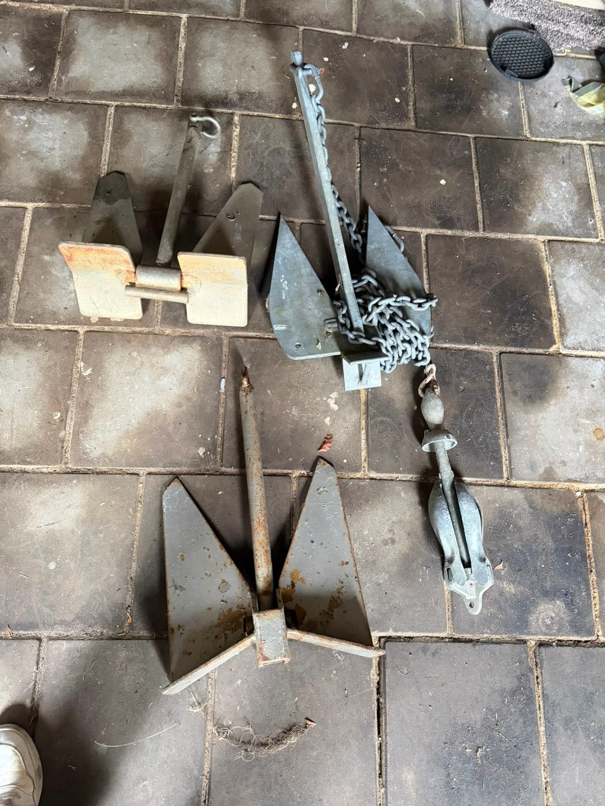 Anker, Watersport en Boten, Bootonderdelen, Ophalen, Zo goed als nieuw, Ankeren en Afmeren, Zeilboot of Motorboot