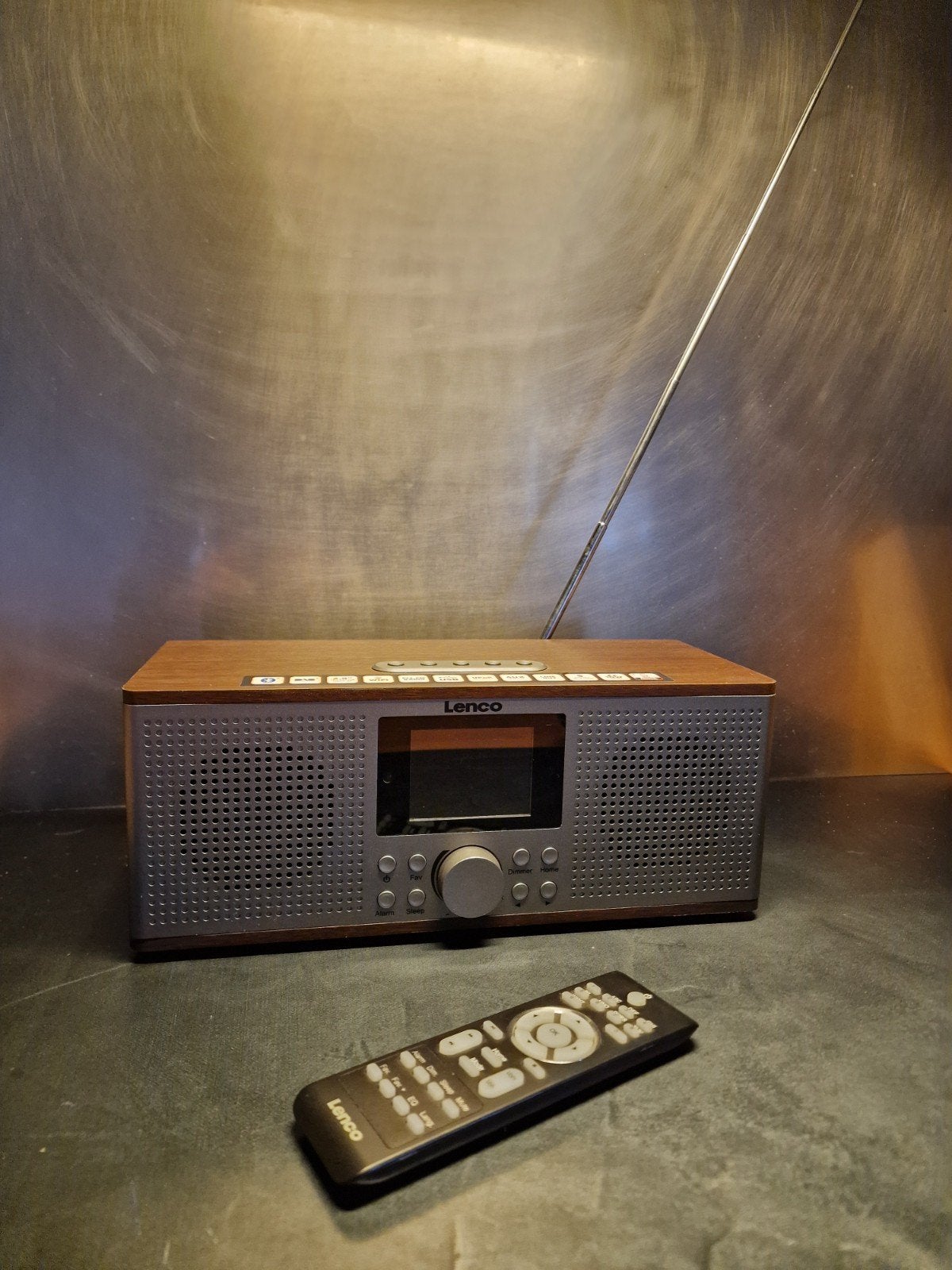 Lenco DIR-170WA Retro Internetradio | DAB+ | WiFi |Bluetooth, Ophalen of Verzenden, Zo goed als nieuw, Radio