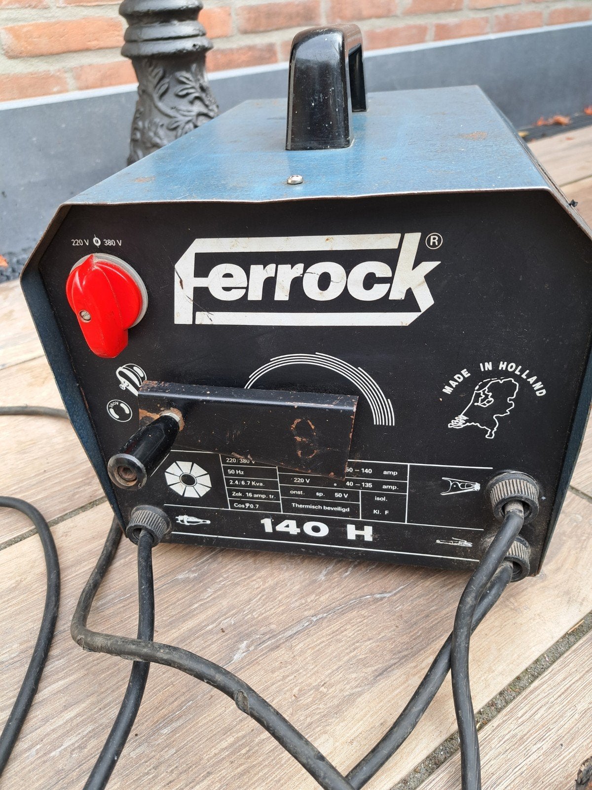 FERROCK LASAPPARAAT MODEL 140 H MET LASKAP EN ELEKTRODES, Ophalen, Gebruikt, Minder dan 150 ampère, Elektroden