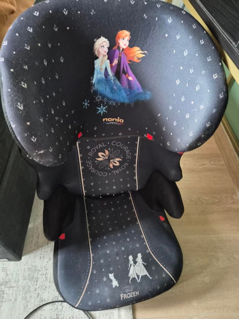 Nania Disney Frozen Autostoel / Zitverhoger met Isofix, Overige merken, Autogordel of Isofix, Gebruikt, Ophalen of Verzenden