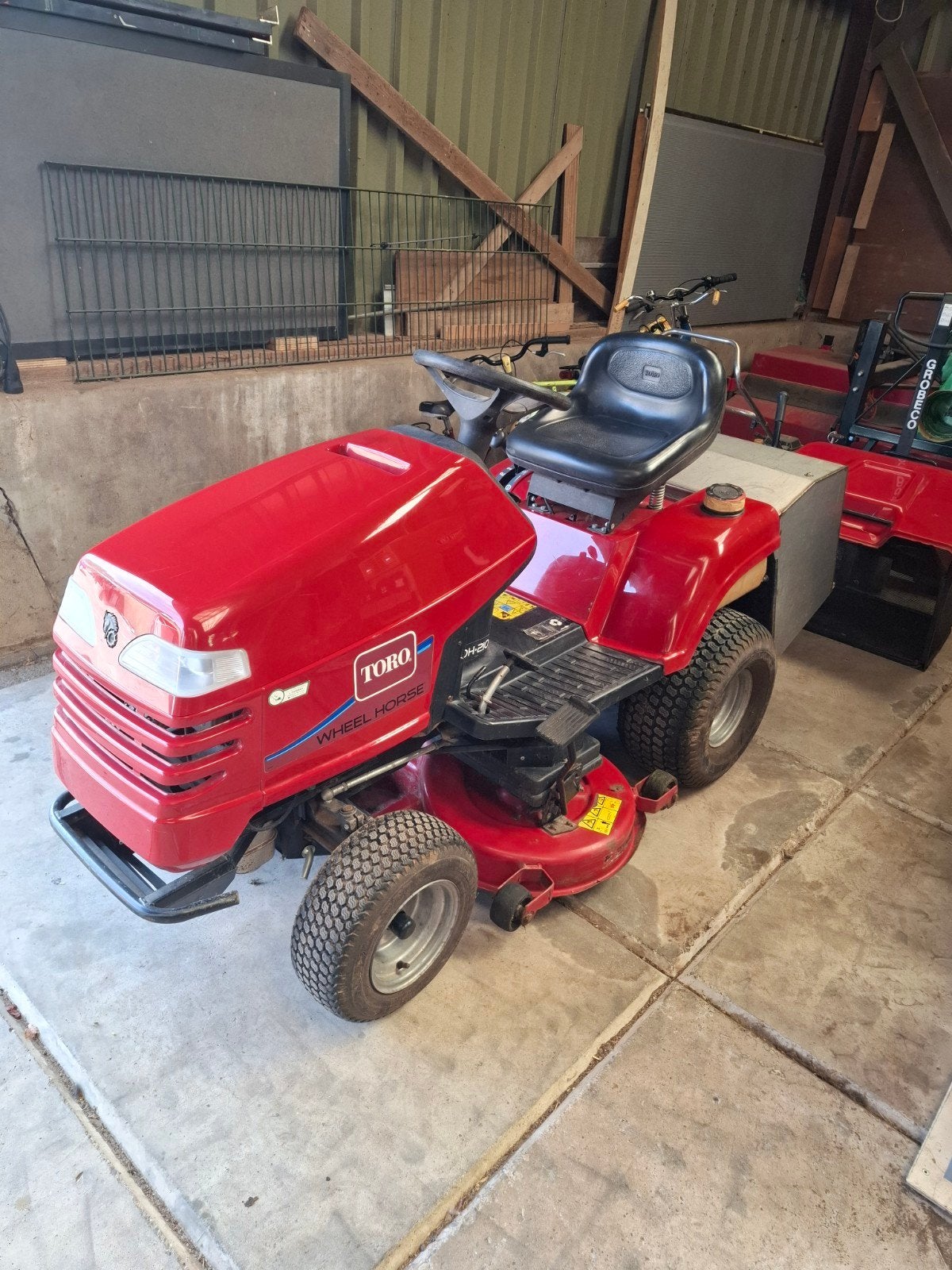 Toro Wheel Horse DH-210 Zitmaaier 500cc, Ophalen