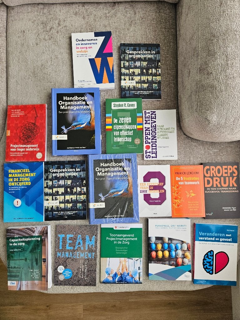 Management in de Zorg studieboeken, Boeken, Ophalen, Diverse auteurs, HBO, Zo goed als nieuw