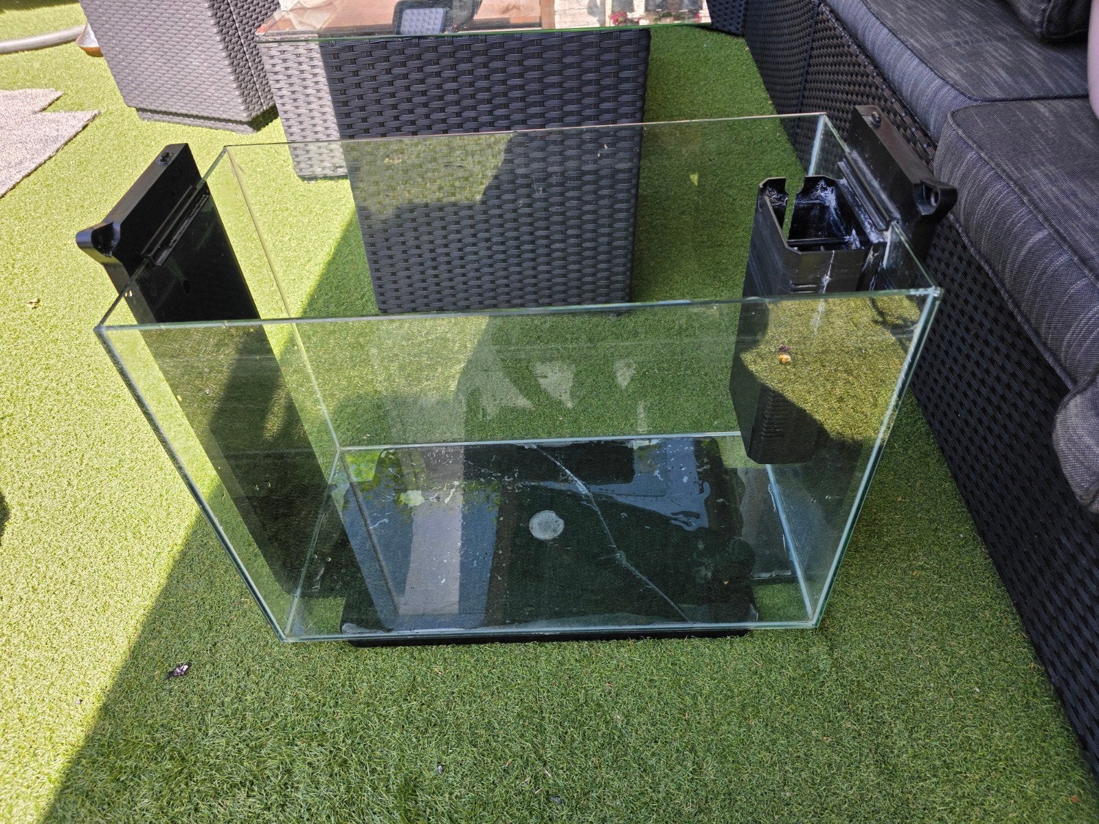 Het aquarium is kapot., Dieren en Toebehoren, Ophalen, Gebruikt, Leeg aquarium