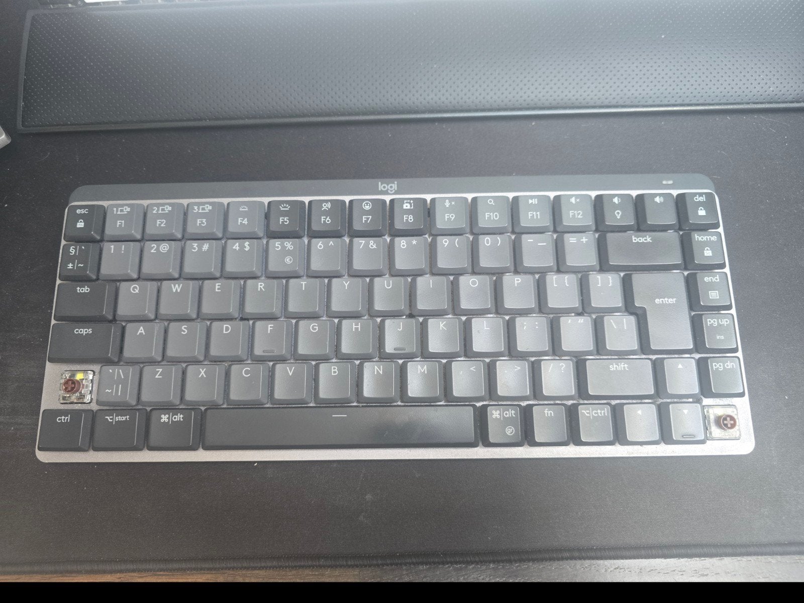 Logitech MX Mechanical Mini – draadloos toetsenbord, Computers en Software, Toetsenborden, Gebruikt, Qwerty, Draadloos, Multi-device